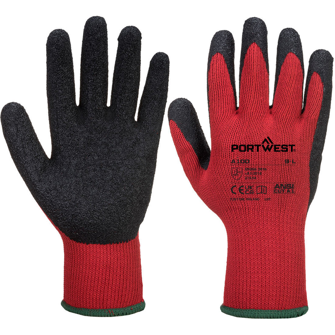 Manusa Grip- latex - Rosu/Negru