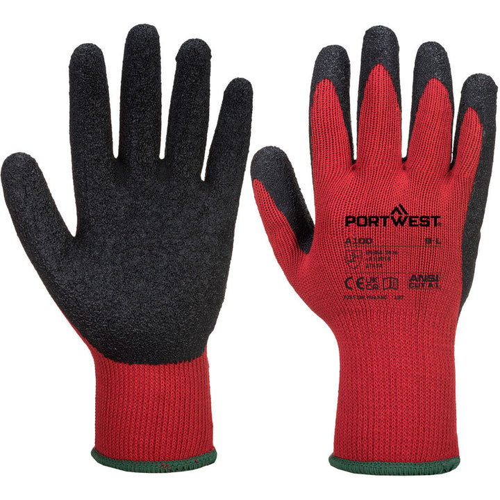 Manusa Grip- latex - Rosu/Negru