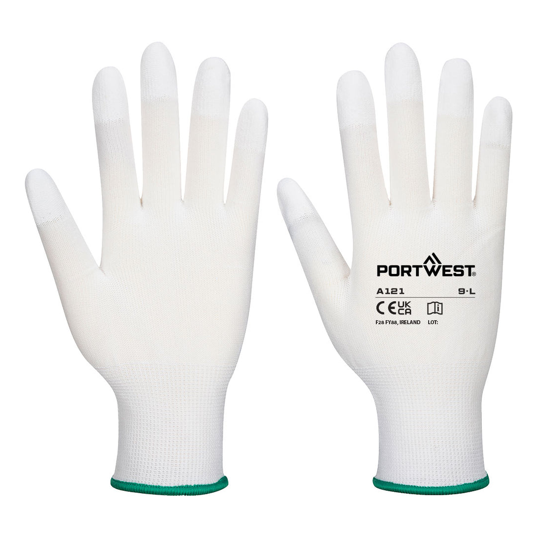 Manusa PU Fingertip - Alb