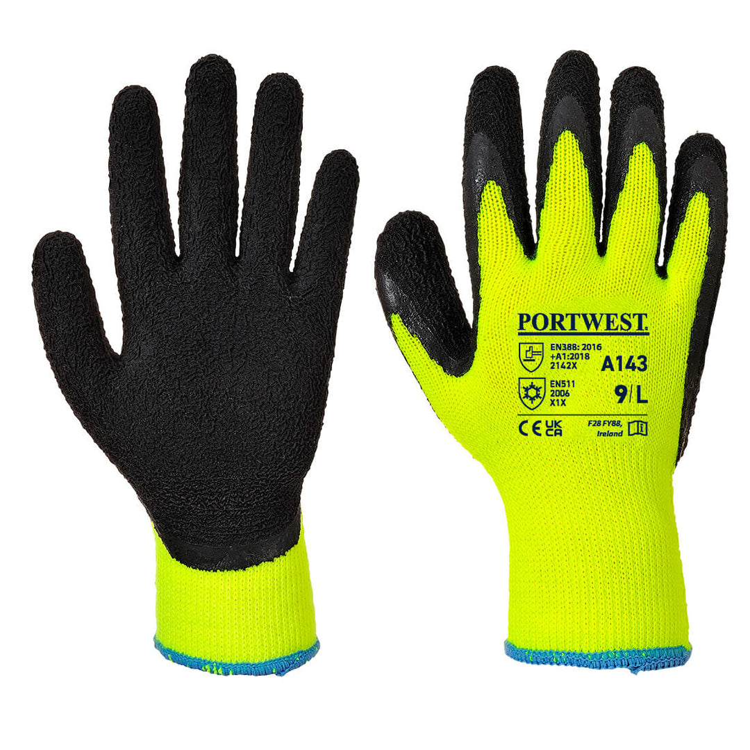 Manusi Thermal Soft Grip - Galben/Negru