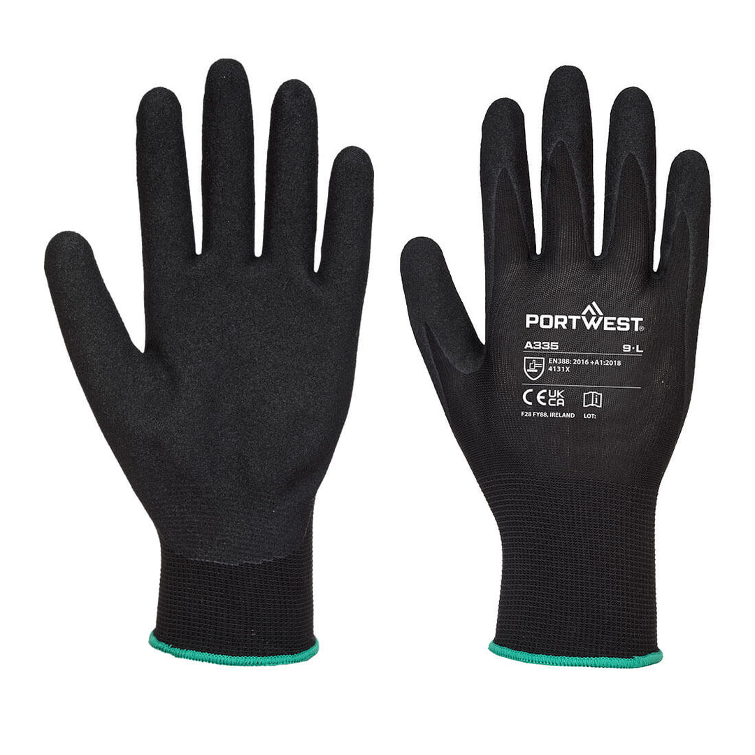 Dermi-Grip NPR15 Nitrile Sandy - Negru