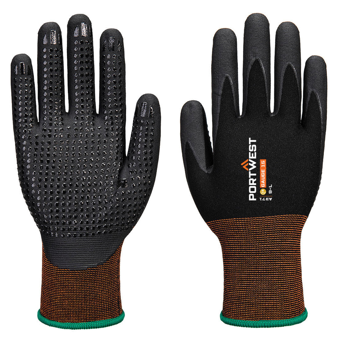 Mănușă GP Grip 15 Nitril Micro Foam - Negru