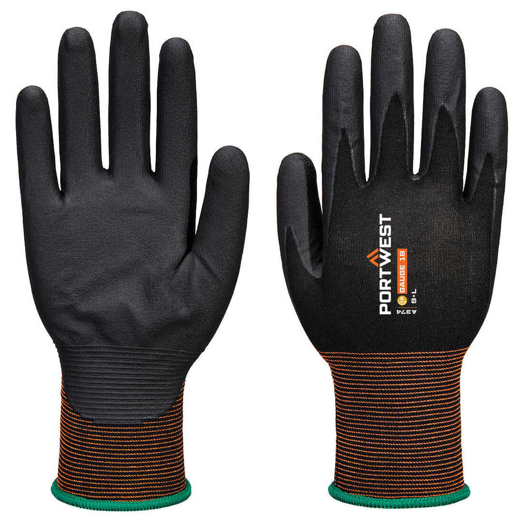 Mănușă GP Grip 15 Nitril Micro Foam - Negru