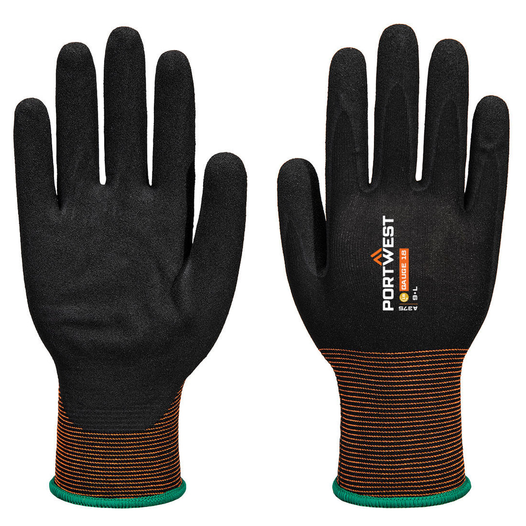 Mănușă GP Grip 18 Nitril Smooth/Sandy - Negru
