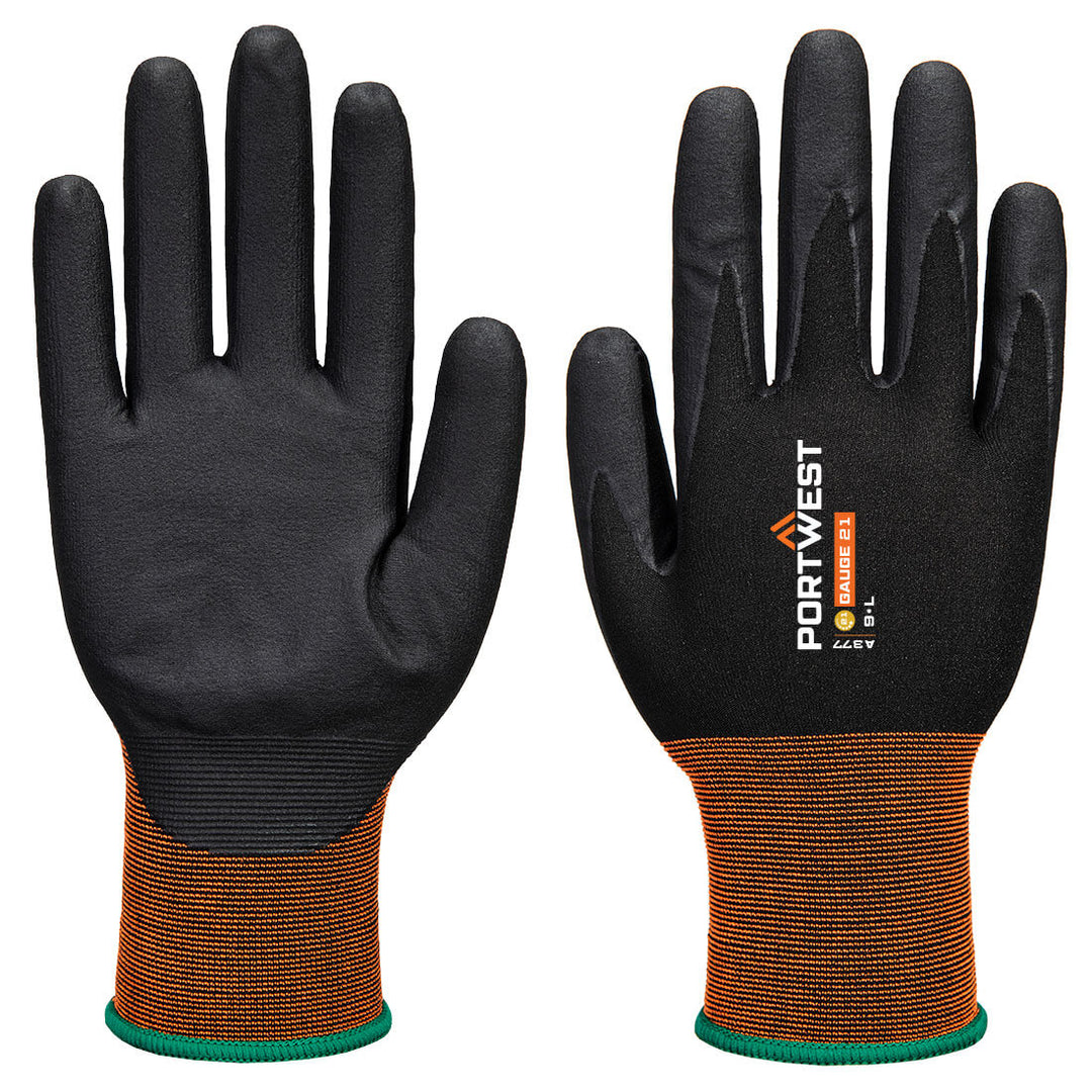 Mănușă GP Grip 15 Nitril Micro Foam - Negru
