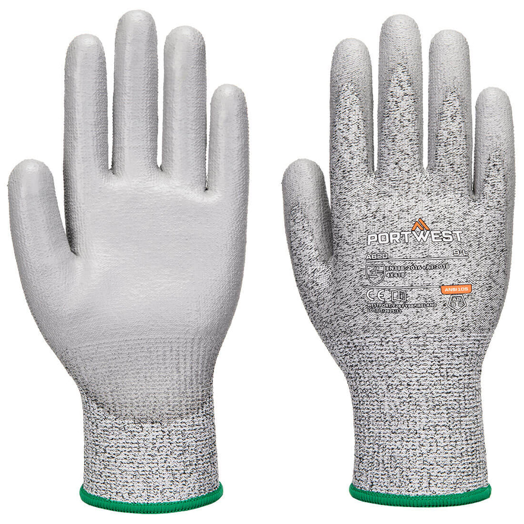 Manusa LR Cut PU Palm. - Gri