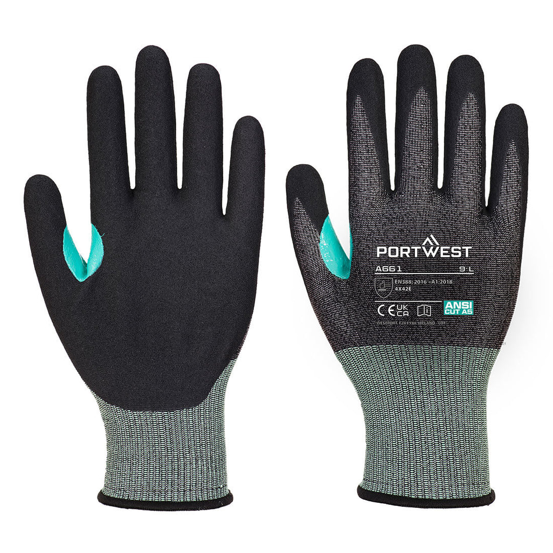 CS Cut E18 nitril - Negru
