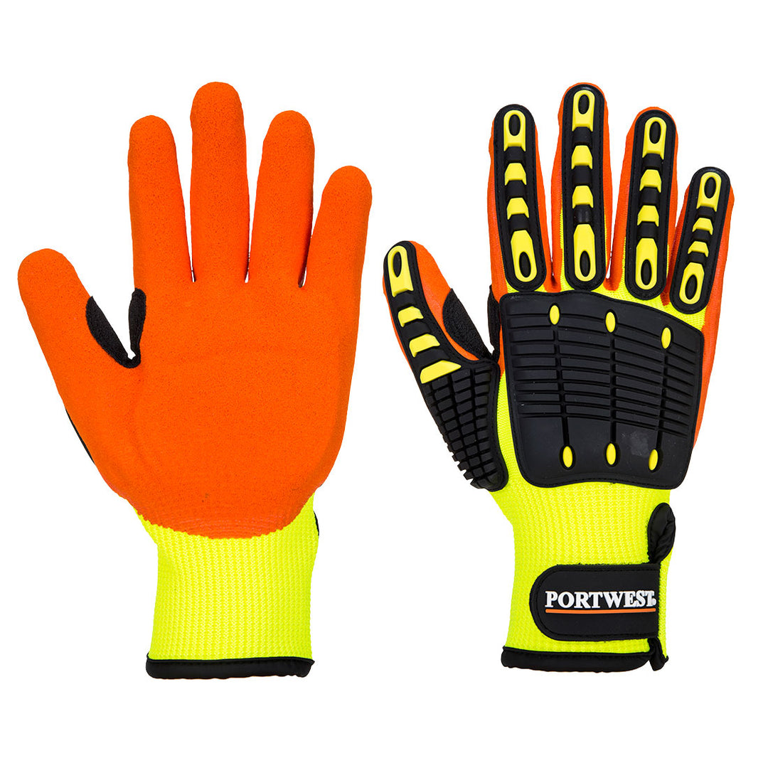 Anti Impact Grip Glove - Galben/Orange