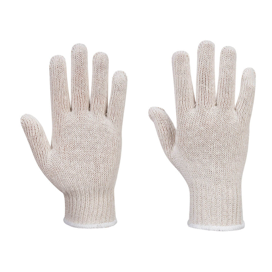 Mănușă de căptușeală String Knit Liner (288 perechi) - Alb