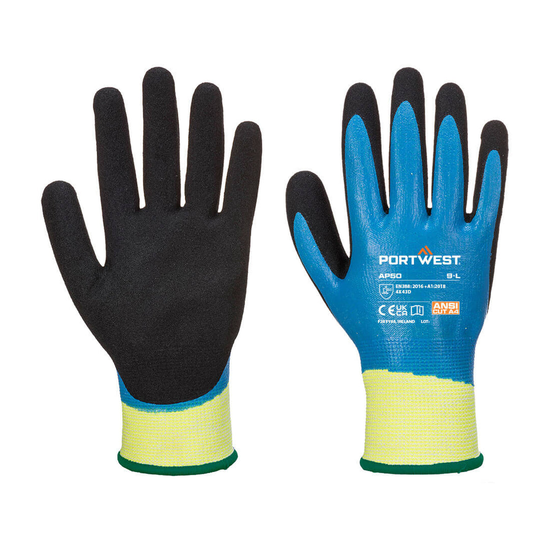 Manusi Aqua Cut Pro - Albastru/negru