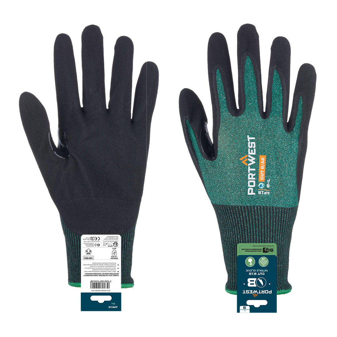 SG NPR15 Micro Foam - Pachet de 12 - Verde/negru