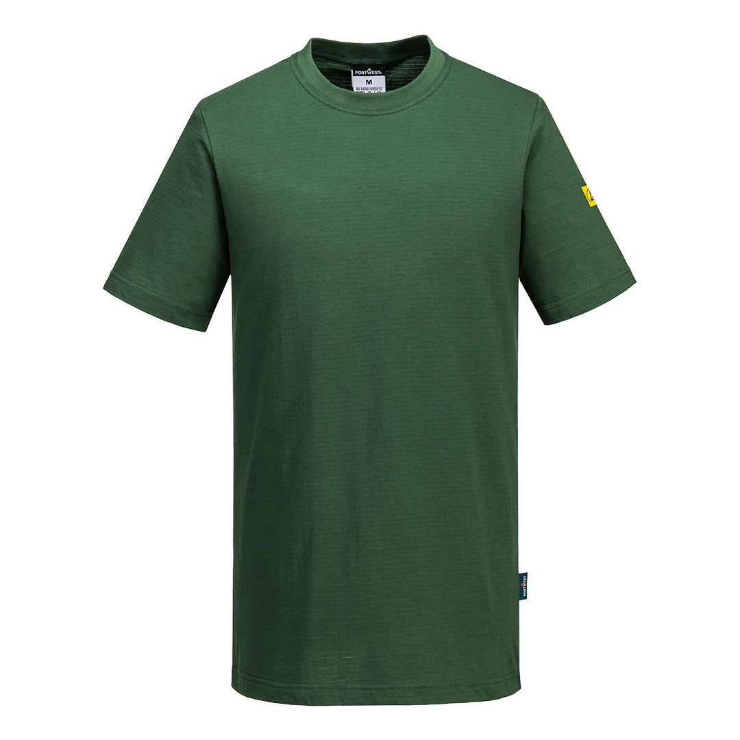 Tricou ESD Antistatic - Verde padure