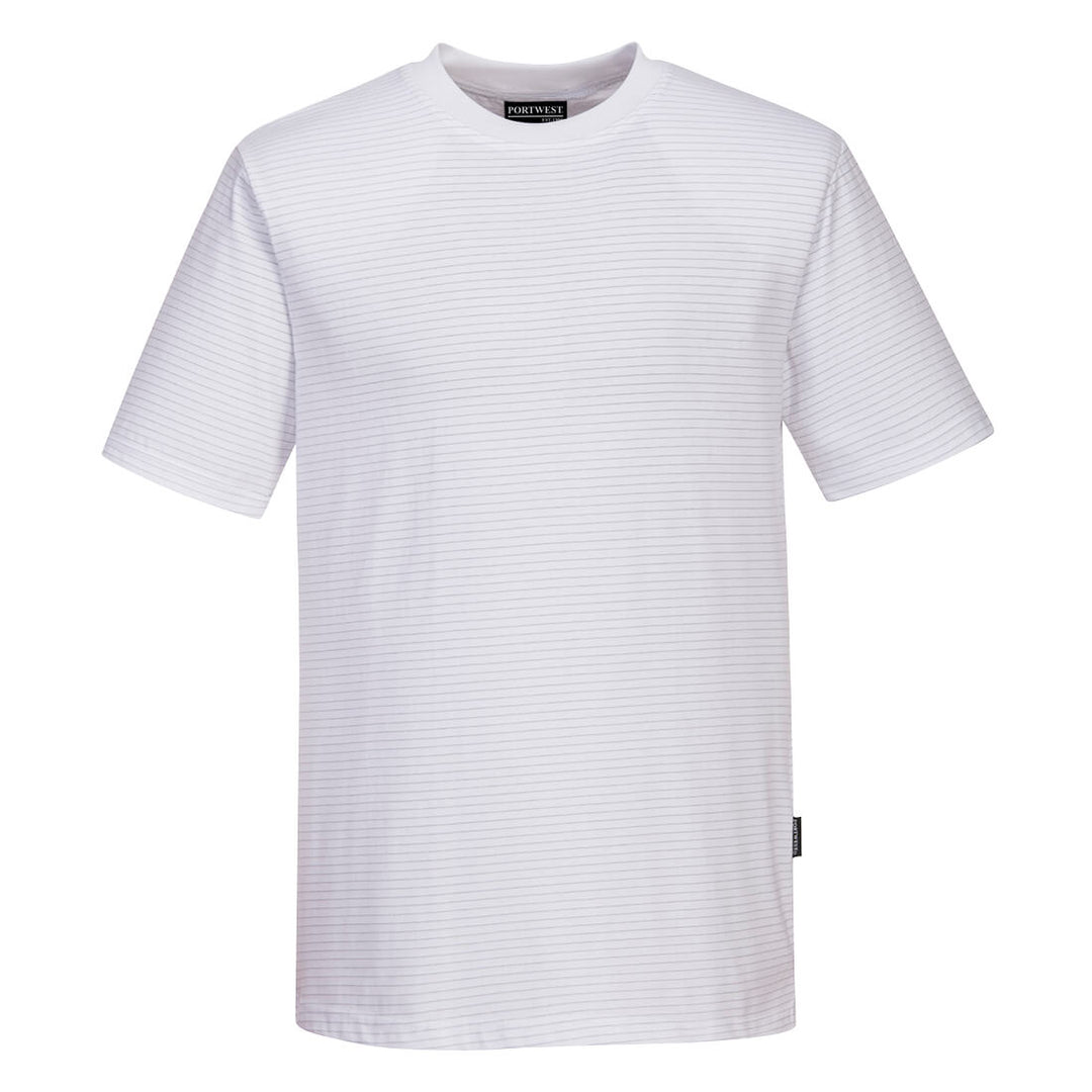Tricou ESD Antistatic - Alb