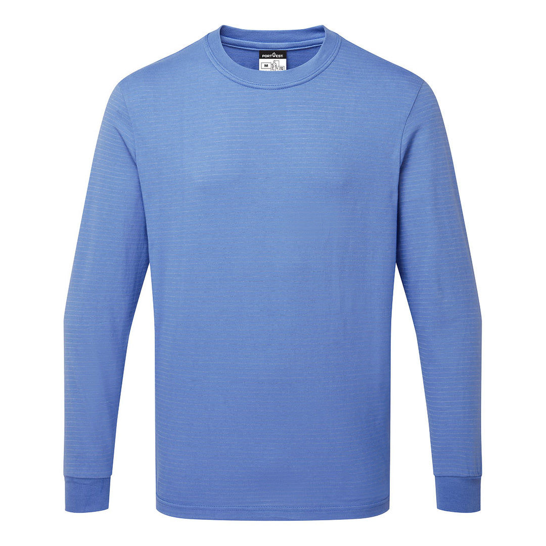 Tricou Anti-static ESD cu mânecă lungă - Hamilton Blue
