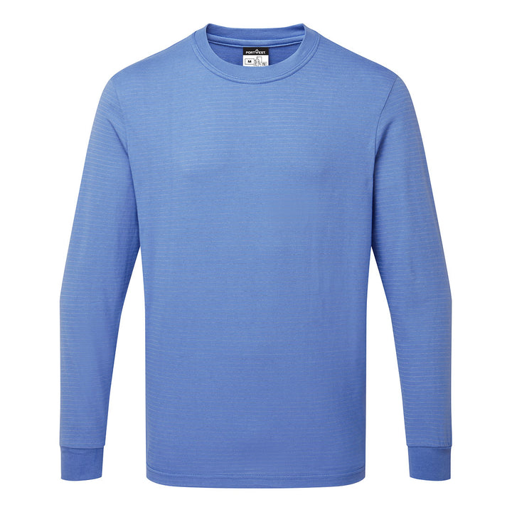 Tricou Anti-static ESD cu mânecă lungă - Hamilton Blue