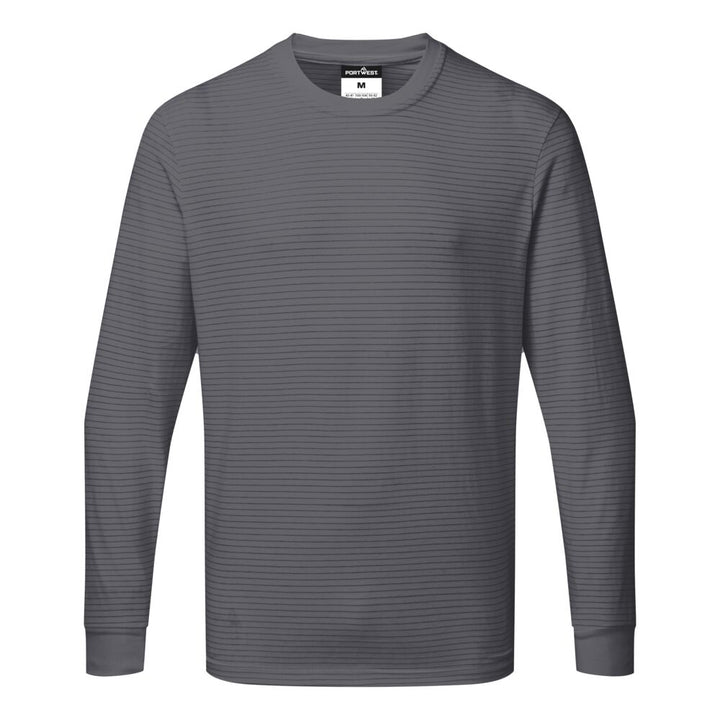 Tricou Anti-static ESD cu mânecă lungă - Gri Zoom