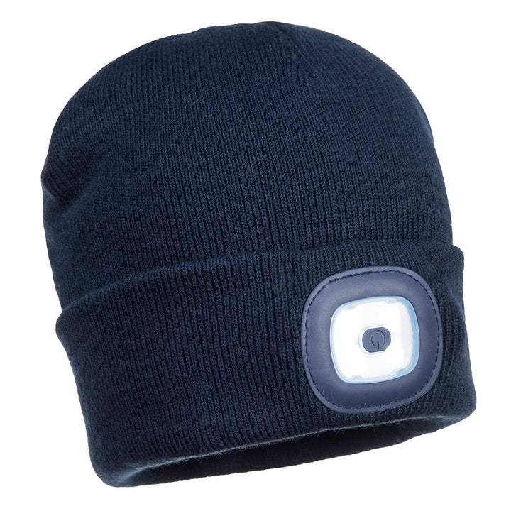 Căciulă Head Licht cu LED reîncărcabil USB - Navy