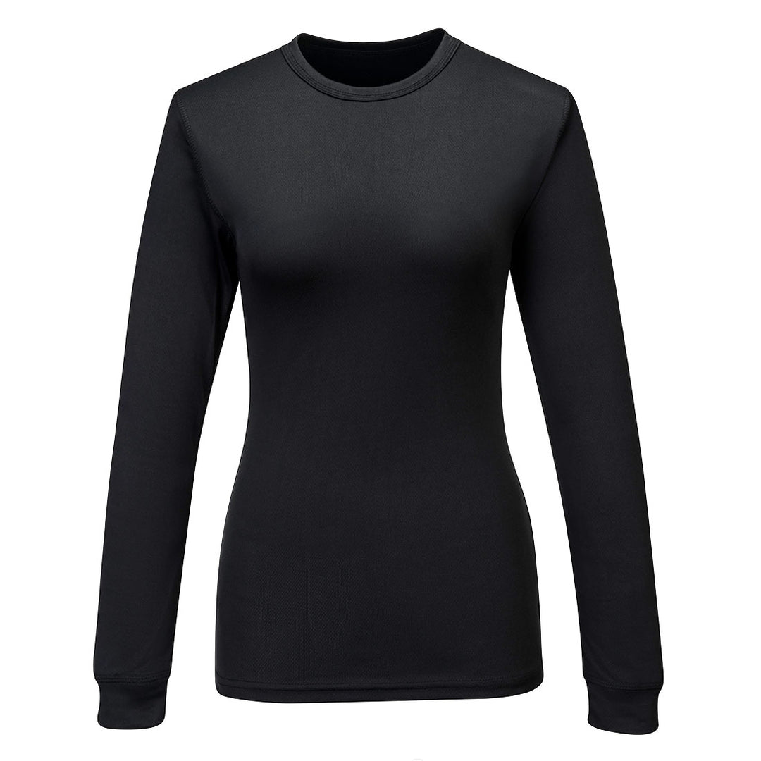 Women's Baselayer Top L/S - Negru