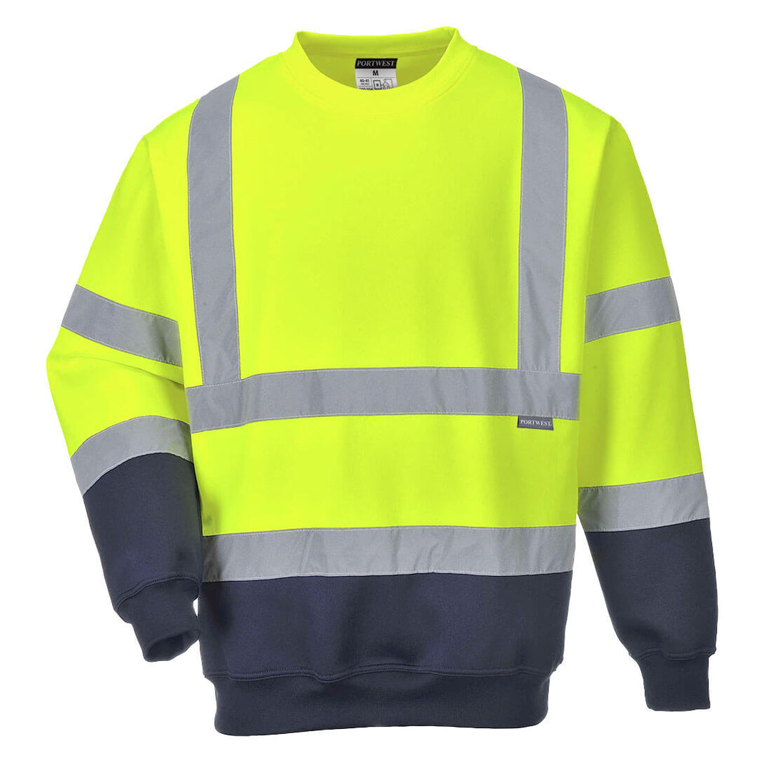 Bluza Bicolora Hi-Vis - Galben/Navy
