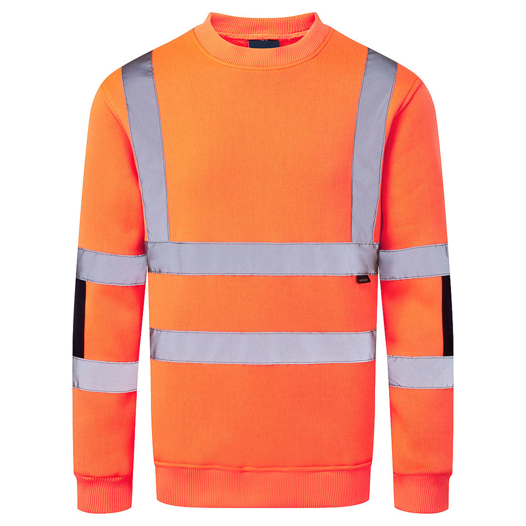 Hi-Vis Knit Sweatshirt - Portocaliu
