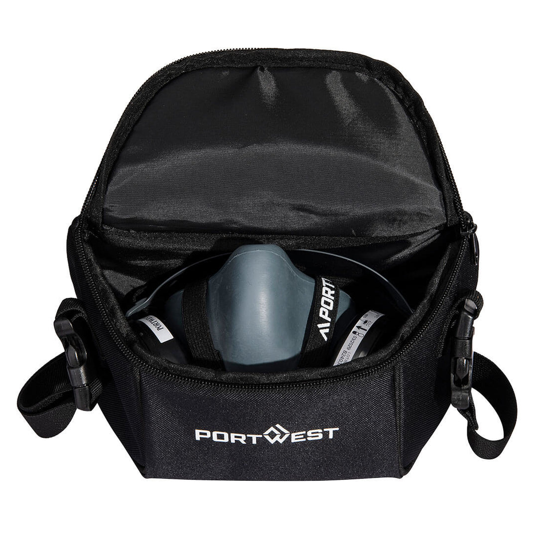 Half Mask Storage Bag - Negru