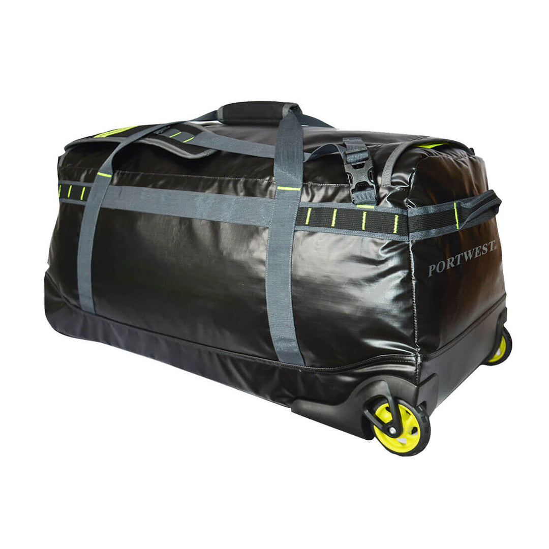 PW3 100L Water-resistant Duffle Trolley Bag - Negru