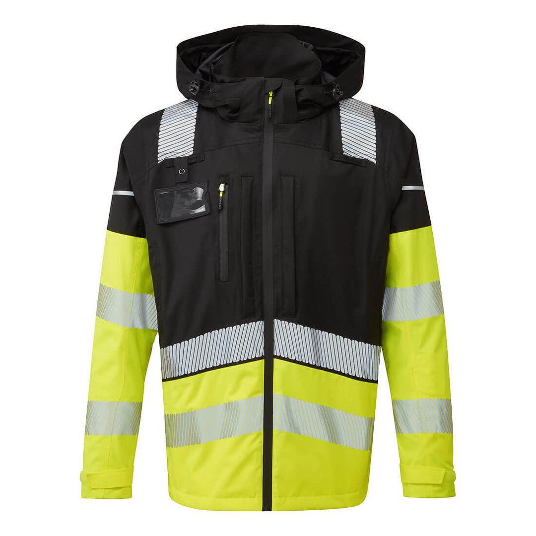 Jachetă de ploaie Ultimate Modular Hi-Vis în - Galben/Negru