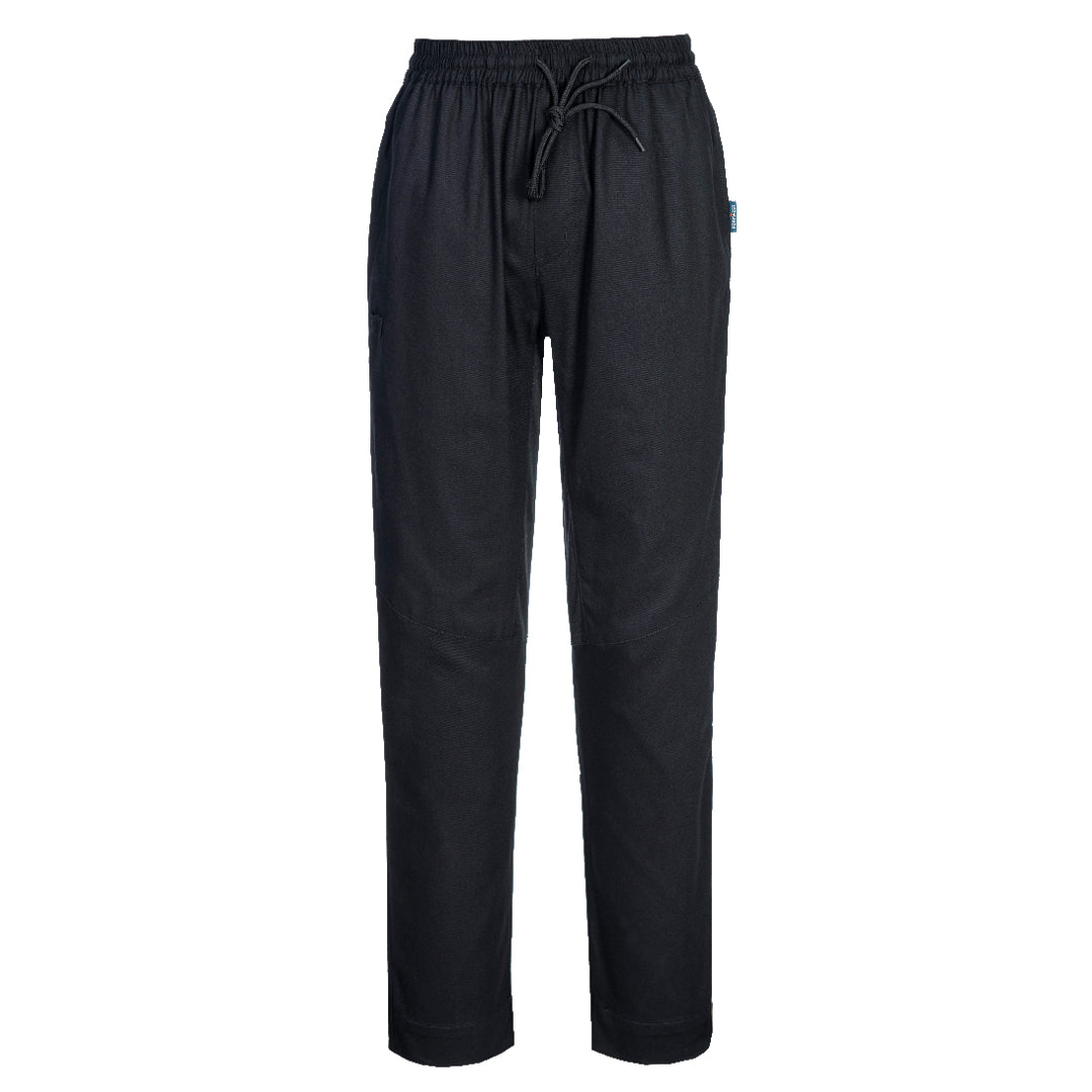 Bumbac Mesh Air Chef pantaloni de aer - Negru