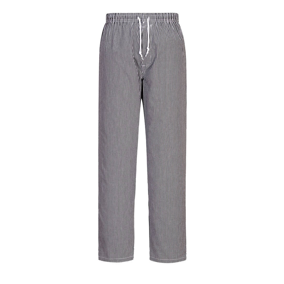 Pantaloni Barnet pentru bucătari - Negru Sah