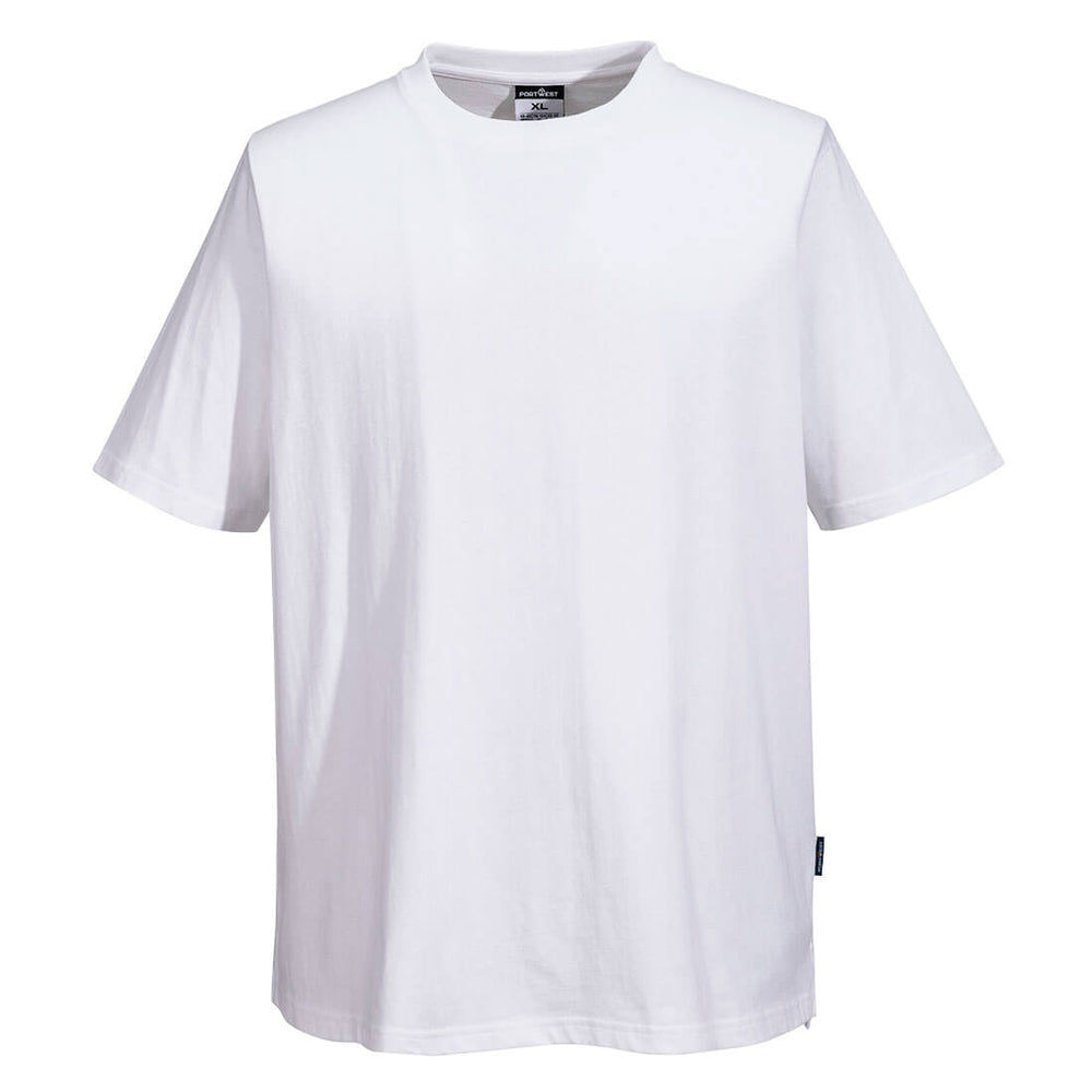 Chef bumbac MeshAir tricou de bumbac - Alb