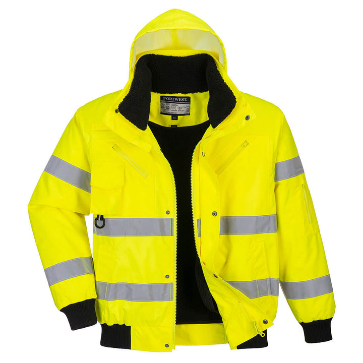 Jacheta 3 in 1 Hi-Vis Bomber - Galben