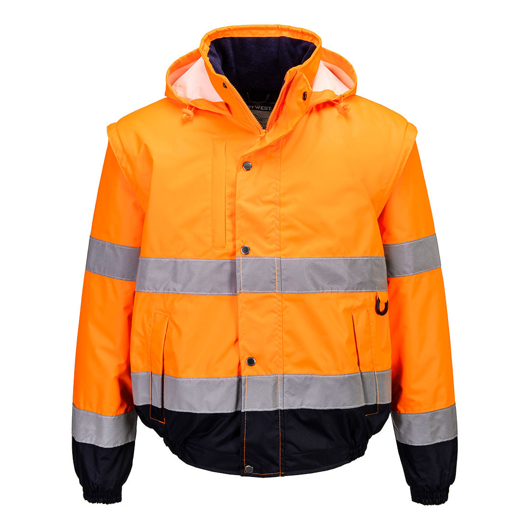 Jacheta  Contrast Bomber Hi-Vis - Portocaliu