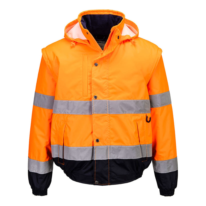 Jacheta  Contrast Bomber Hi-Vis - Portocaliu