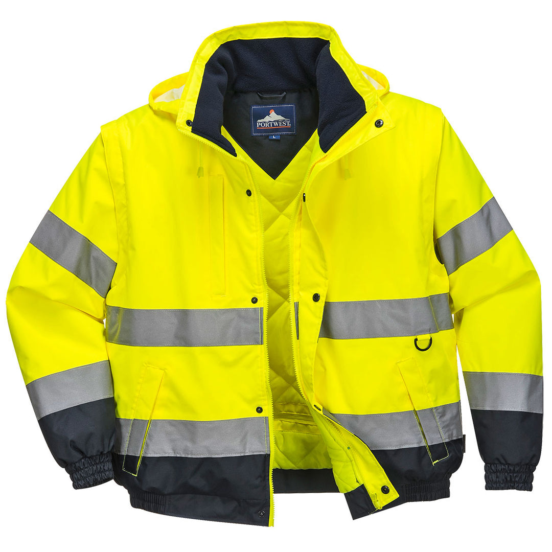 Jacheta  Contrast Bomber Hi-Vis - Galben
