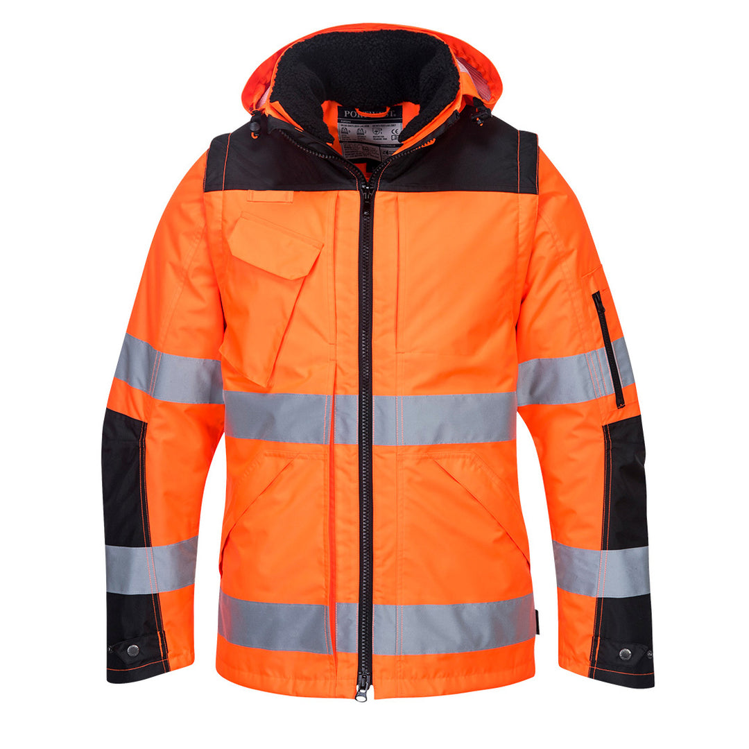 Jacheta HI VIS Premium 3-in-1 - Portocaliu/Negru