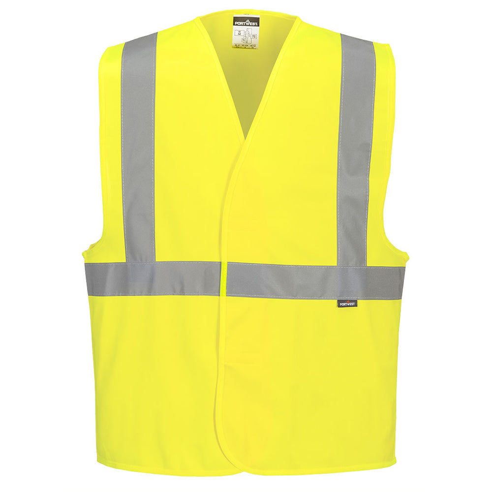 Vestă cu bretele si banda Hi-Vis - Galben