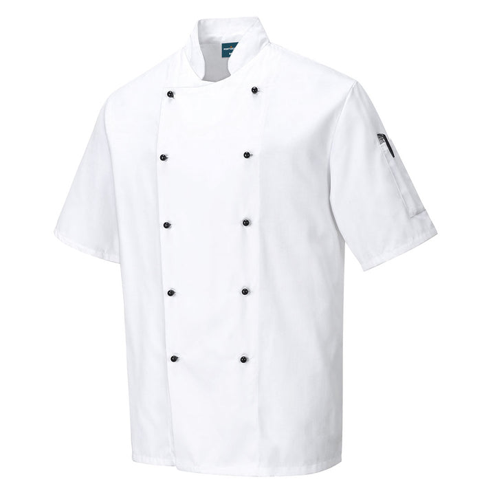 Jachetă Kent Chefs S/S - Alb