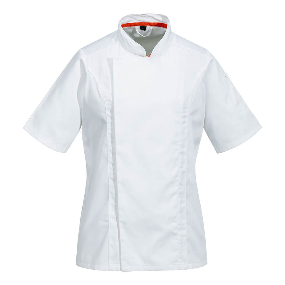 Jacheta Chef MeshAir Pro  S/S - Alb