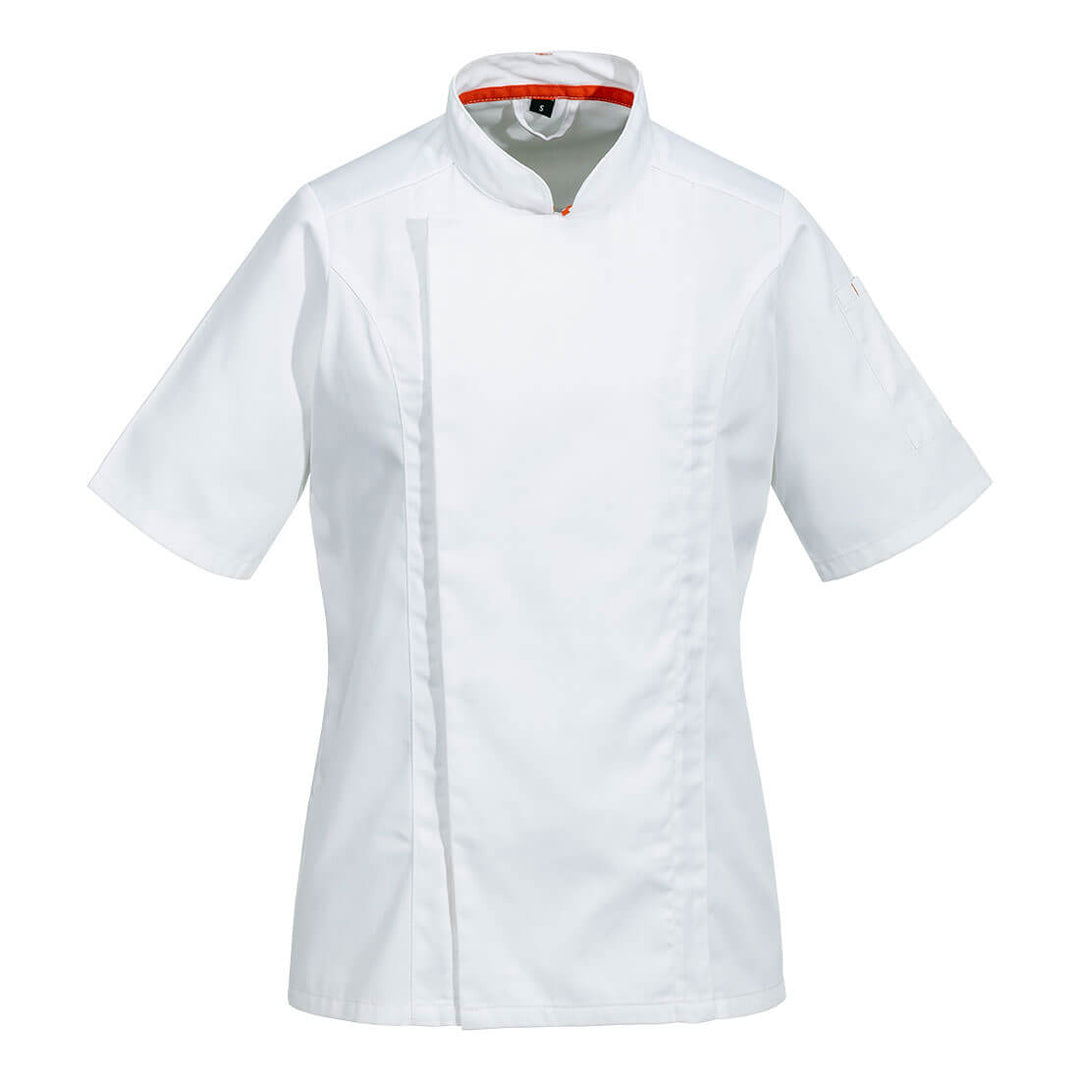 Jacheta Chef MeshAir Pro  S/S - Alb