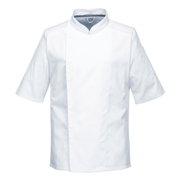Jacheta Mesh Air Pro S/S - Alb