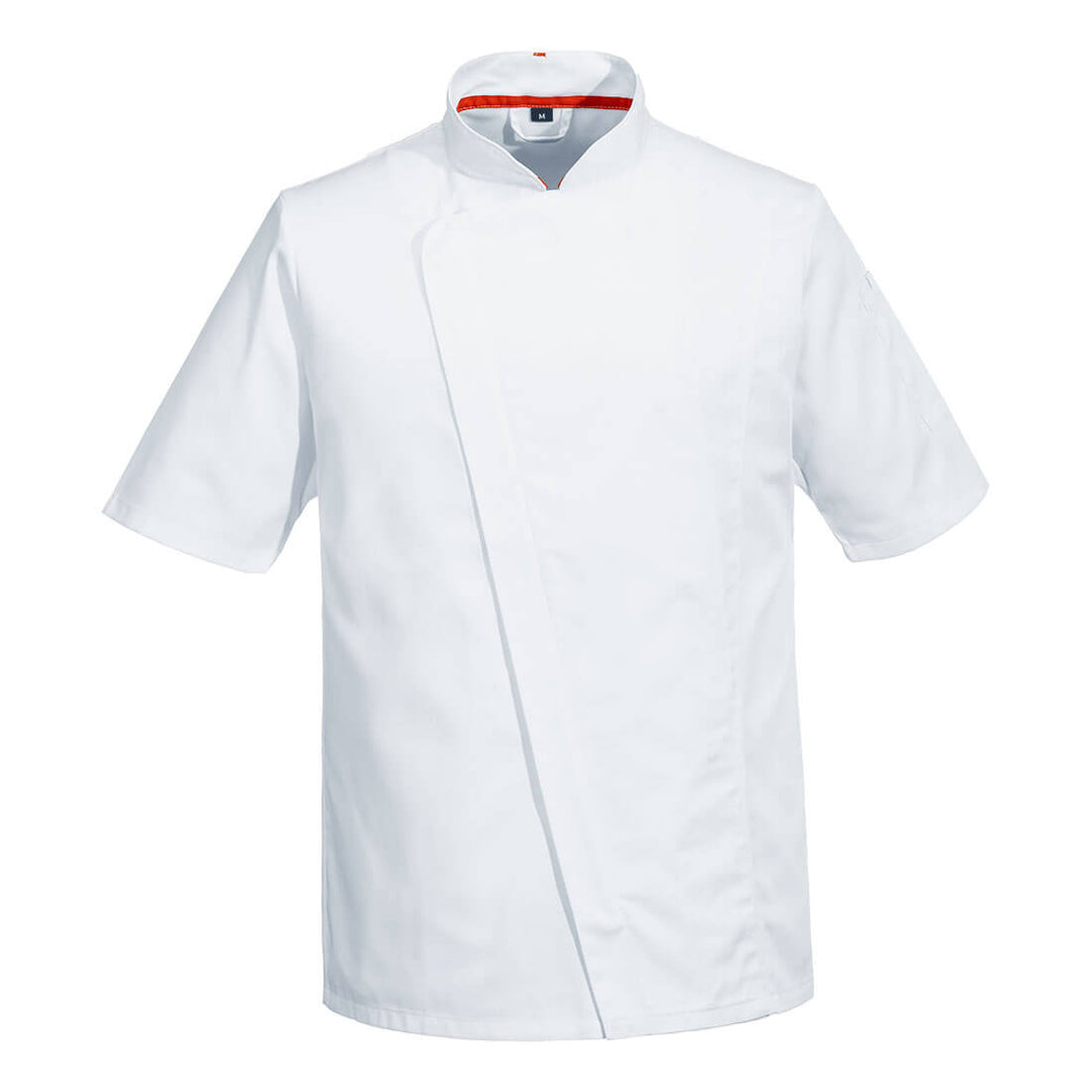 Jacheta MeshAir Pro Asymmetrical S/S - Alb