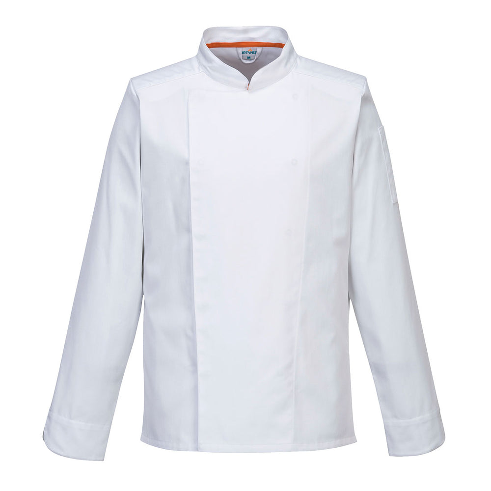 Jacheta cu mânecă lungă Stretch Mesh Air Pro - Alb
