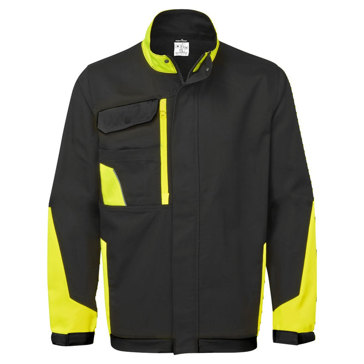 WX1 Cotton Work Jacket - Negru/Galben