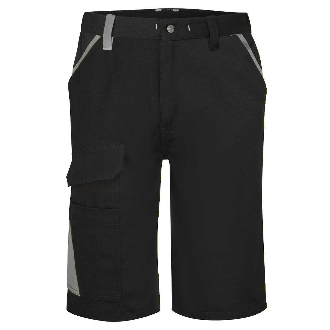 WX1 Pantaloni scurți din bumbac în două tonuri - Negru/Gri