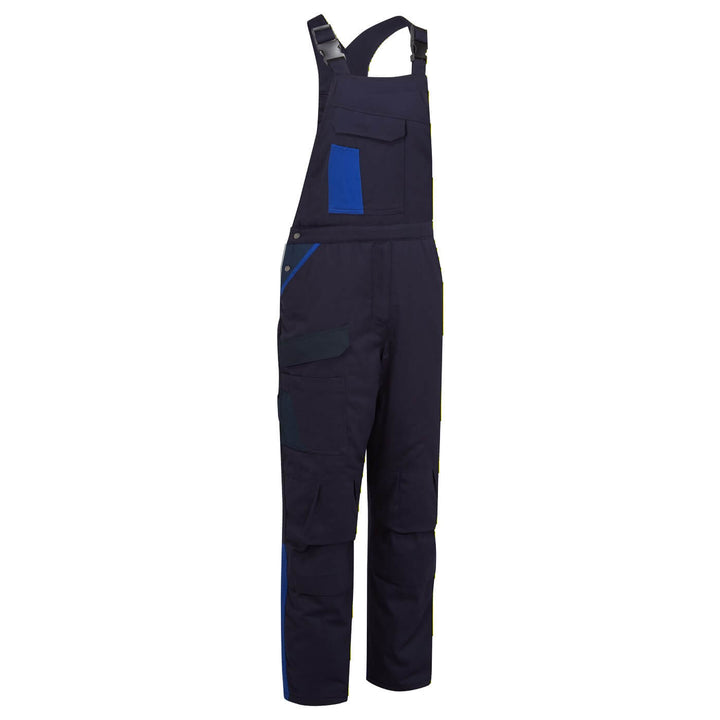WX1 Salopeta din bumbac în două tonuri de culoare - Bluemarin / Royal
