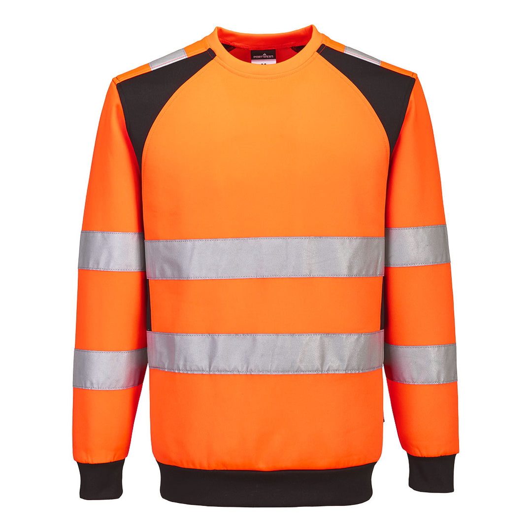 WX2 Pulover Eco Hi-Vis - Portocaliu/Negru