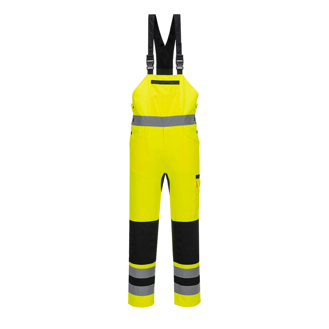 Pantaloni cu pieptar WX2 Eco Stretch - Galben/Negru