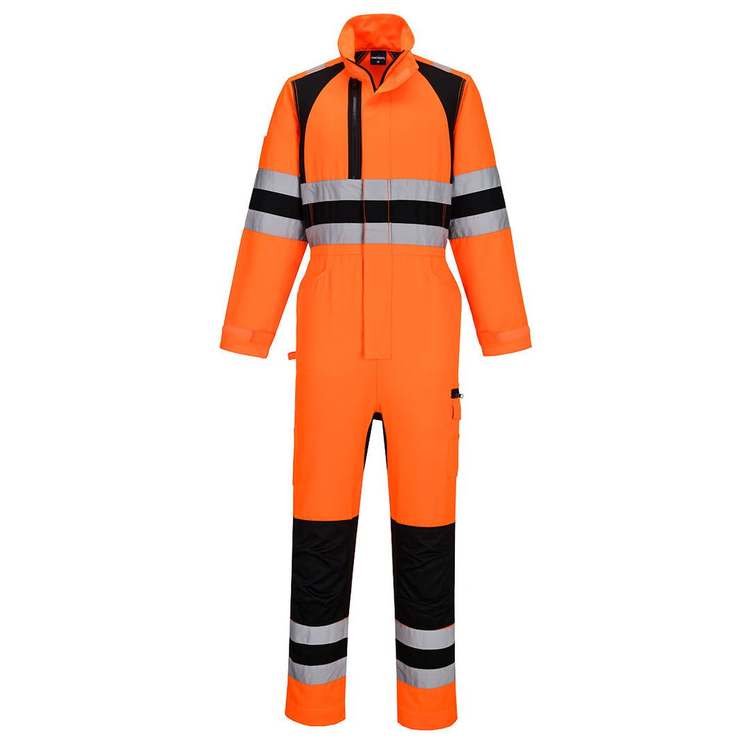 Jacheta Fleece Eco Hi-Vis - Portocaliu/Negru