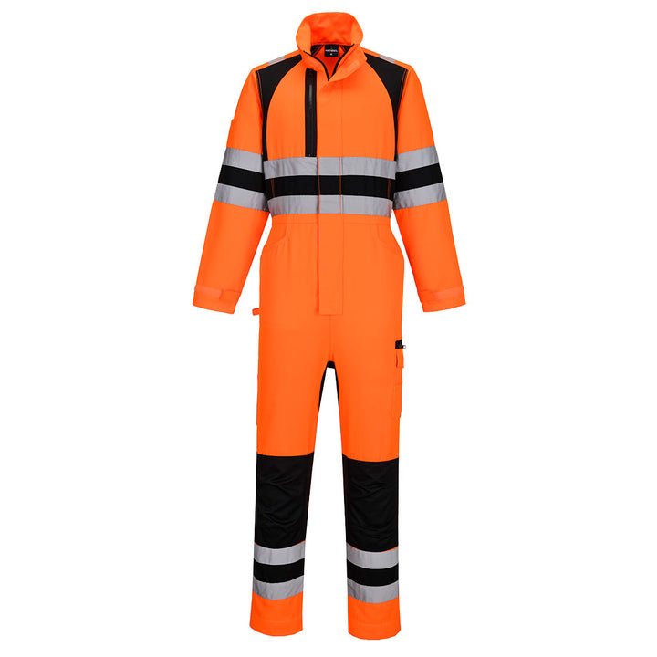 Jacheta Fleece Eco Hi-Vis - Portocaliu/Negru