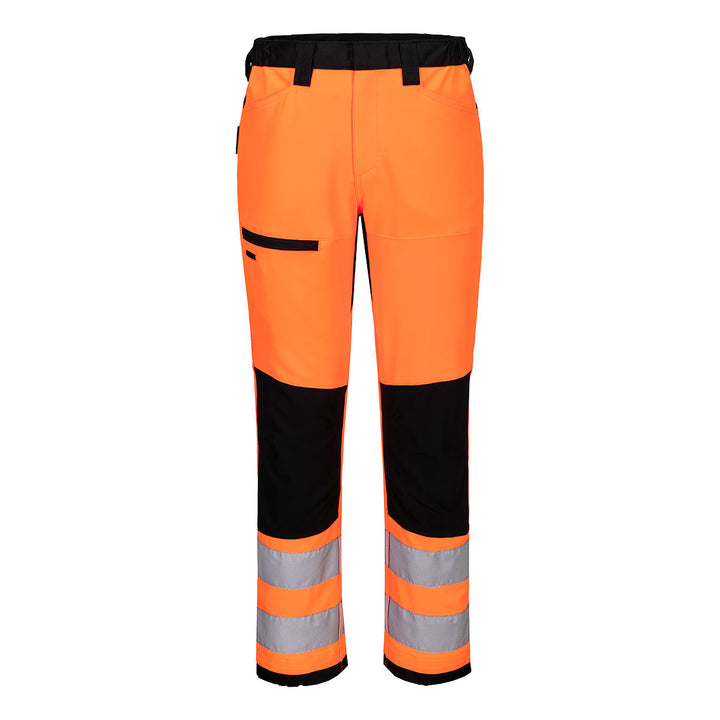 WX2 Pantaloni de serviciu Hi-Vis Lightweight Contrast clasa 1 - Portocaliu/Negru